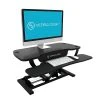 VersaDesk PowerPro 40"W Electric Sit To Stand Desktop Converter With Keyboard Tray & USB Port, Black (SP7644024-00-01)