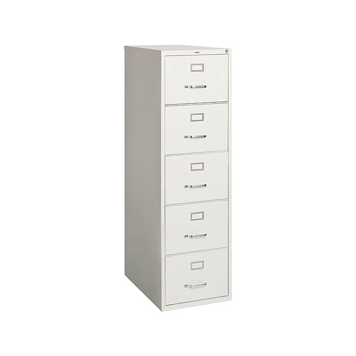 Staples Commercial 5 File Drawer Vertical File Cabinet, Locking, Gray, Legal, 26.5"D (21921D) 1 Staples Commercial 5 File Drawer Vertical File Cabinet, Locking, Gray, Legal, 26.5"D (21921D)
