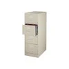 Staples 4-Drawer Vertical File Cabinet, Locking, Legal, Putty/Beige, 25"D (25165D)
