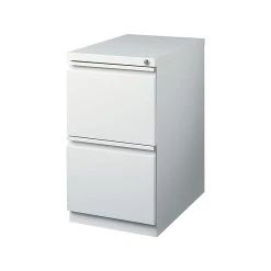 Staples 2-Drawer Vertical File Cabinet, Locking, Letter, Gray, 22.88"D (25173D) -Staples Department Store sp37916652 sc7