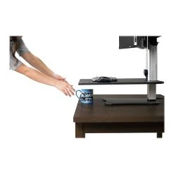 Victor Technology 28" W High Rise™ Electric Dual Monitor Standing Desk, Laminate Wood (DC450) 14 Victor Technology 28" W High Rise™ Electric Dual Monitor Standing Desk, Laminate Wood (DC450) -Staples Department Store sp42717893 sc7