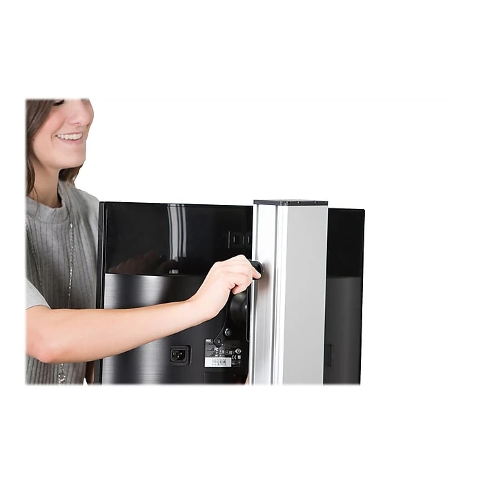 Victor Technology 28" W High Rise™ Electric Dual Monitor Standing Desk, Laminate Wood (DC450) 8 Victor Technology 28" W High Rise™ Electric Dual Monitor Standing Desk, Laminate Wood (DC450) - Image 8