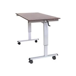 Luxor 60"W Adjustable Desk, Laminate Wood (STANDUP-CF60-DW)