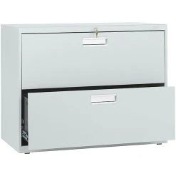 HON Brigade 600 Series 2-Drawer Lateral File Cabinet, Locking, Letter/Legal, Gray, 36"W (HON682LQ) -Staples Department Store sp43813176 sc7