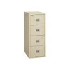 FireKing Patriot 4-Drawer Vertical File Cabinet, Fire Resistant, Letter, Beige, 31.56"D (4P1831-CPA)