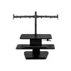 Mount-It! Standing Desk Converter With Dual Monitor Mount, Aluminum (MI-7914)