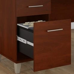 Bush Furniture Somerset 72W 3 Position Sit To Stand L Shaped Desk With Hutch, Hansen Cherry (SET015HC) 14 Bush Furniture Somerset 72W 3 Position Sit To Stand L Shaped Desk With Hutch, Hansen Cherry (SET015HC) -Staples Department Store sp45060428 sc7