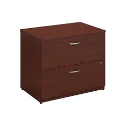 Bush Business Furniture Westfield Lateral File Cabinet, Mahogany (WC36754CSU)