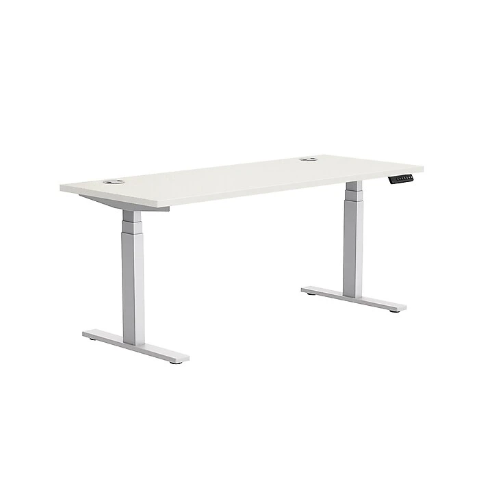 Union & Scale™ Workplace2.0™ 24X60 Height Adjustable Table, Silver Mesh 1 Union & Scale™ Workplace2.0™ 24X60 Height Adjustable Table, Silver Mesh