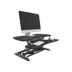 Versa Tables VersaDesk PowerPro 36"W Adjustable Riser, Black (SP7643624-00-B)