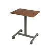 AIRLIFT Pneumatic Laptop Computer Sit-Stand Mobile Desk Cart Height-Adjustable From 29.3" To 43.5" H, 24", Maple