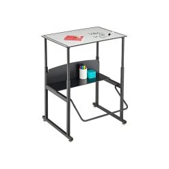 Safco AlphaBetter 26" - 42" Plastic/Steel Adjustable Desk, White/Black (1203DE) -Staples Department Store sp79683232 sc7