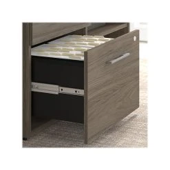 Bush Business Furniture Office 500 27"-47" Adjustable Desk With Storage And Bookcase, Modern Hickory (OF5006MHSU) 14 Bush Business Furniture Office 500 27"-47" Adjustable Desk With Storage And Bookcase, Modern Hickory (OF5006MHSU) -Staples Department Store sp81712387 sc7