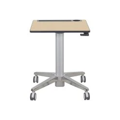 Ergotron 29"-45" Adjustable Desk, Maple/Silver (24-811-F13)