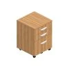 Offices To Go Superior 3-Drawer Vertical File Cabinet, Locking, Letter/Legal, Autumn Walnut, 22" (TDSL22BBFMAWL)